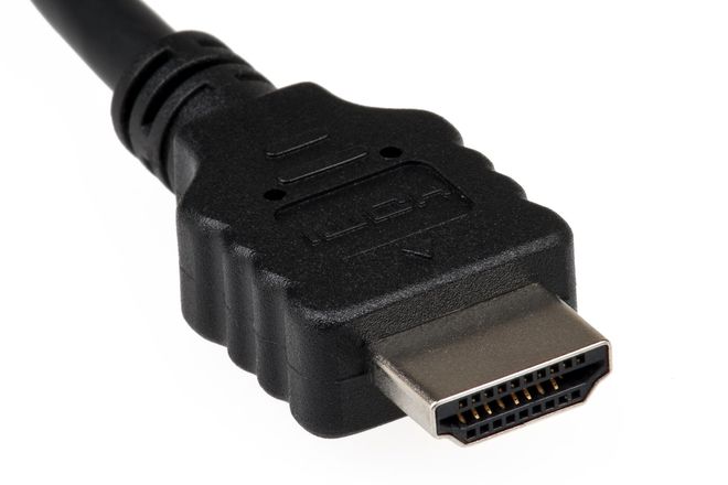 An HDMI plug