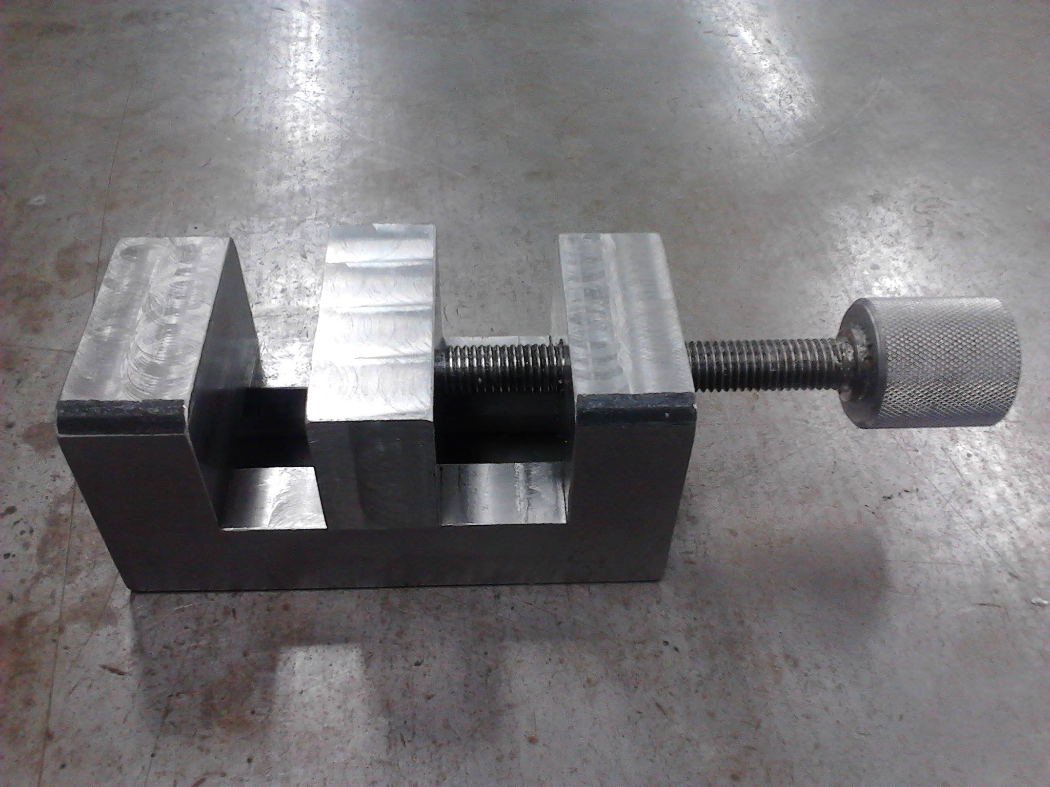 Grinding vice - ready for final surface grinding