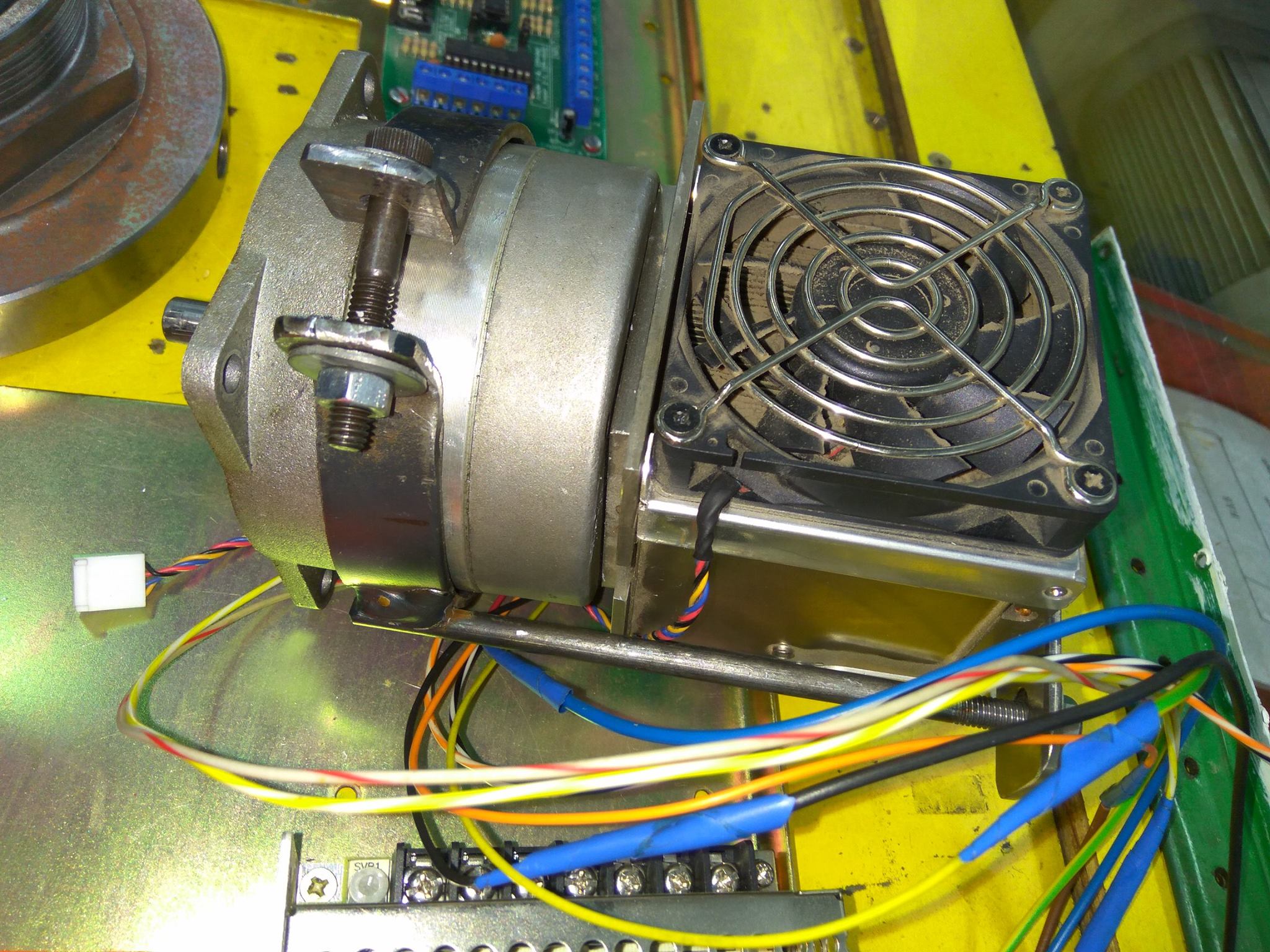 Improvised motor cooling solution