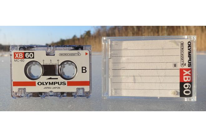 An Olympus XB60 microcassette