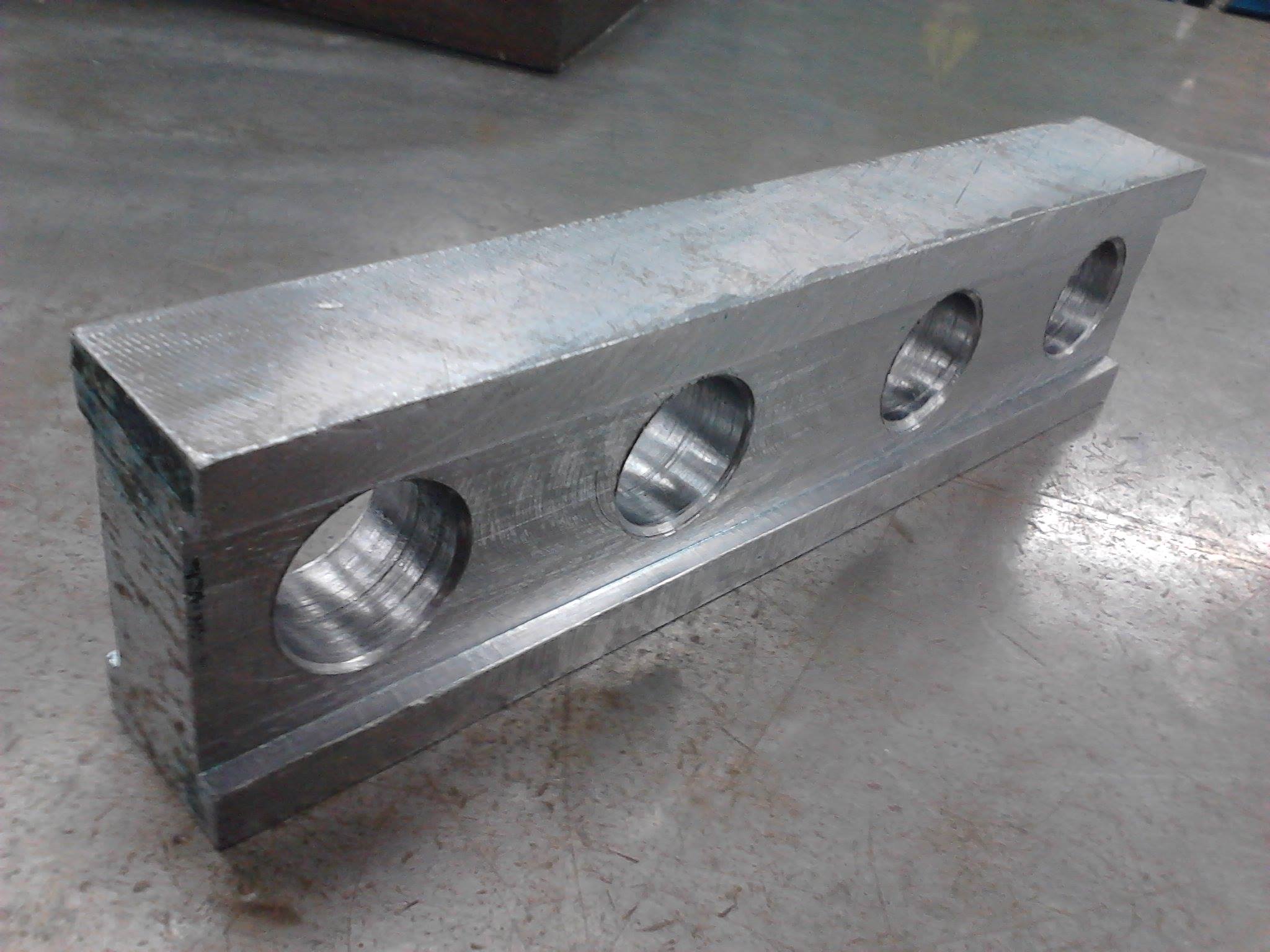 Precision parallel bar - work in progress on the lathe