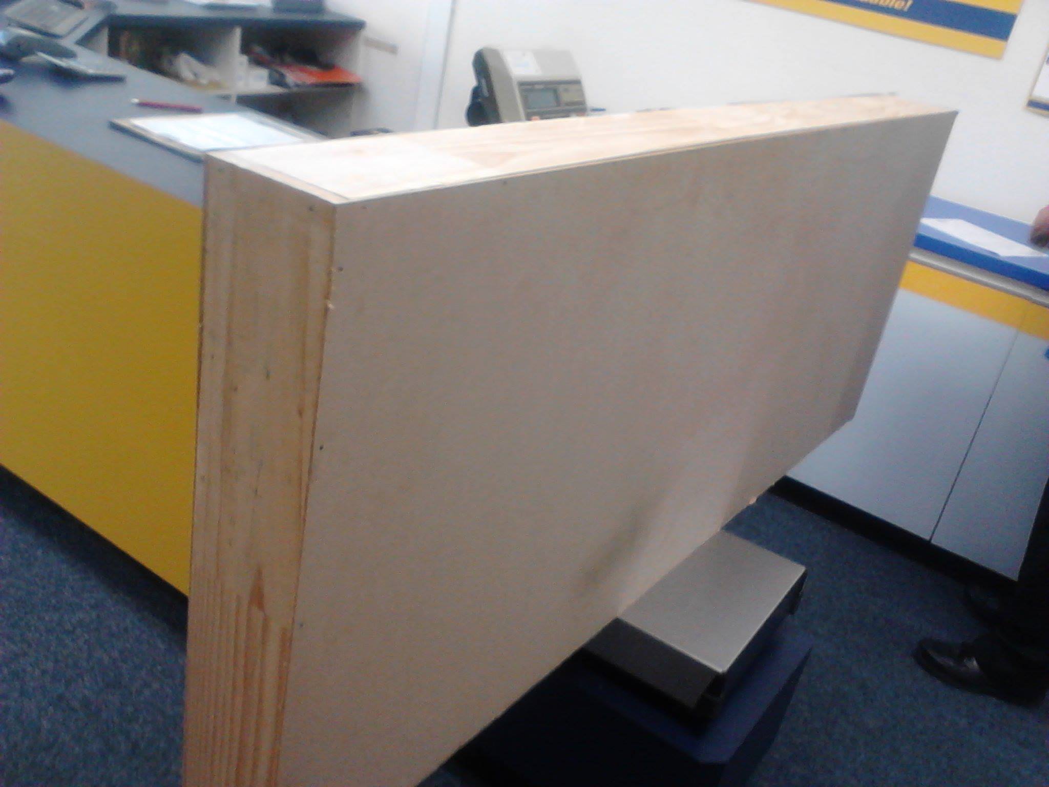 Custom timber shipping box