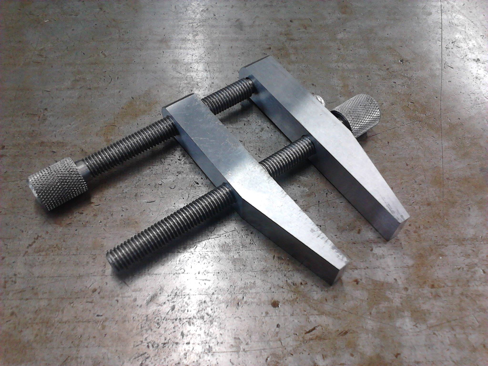 Toolmaker's clamps - machined to fit