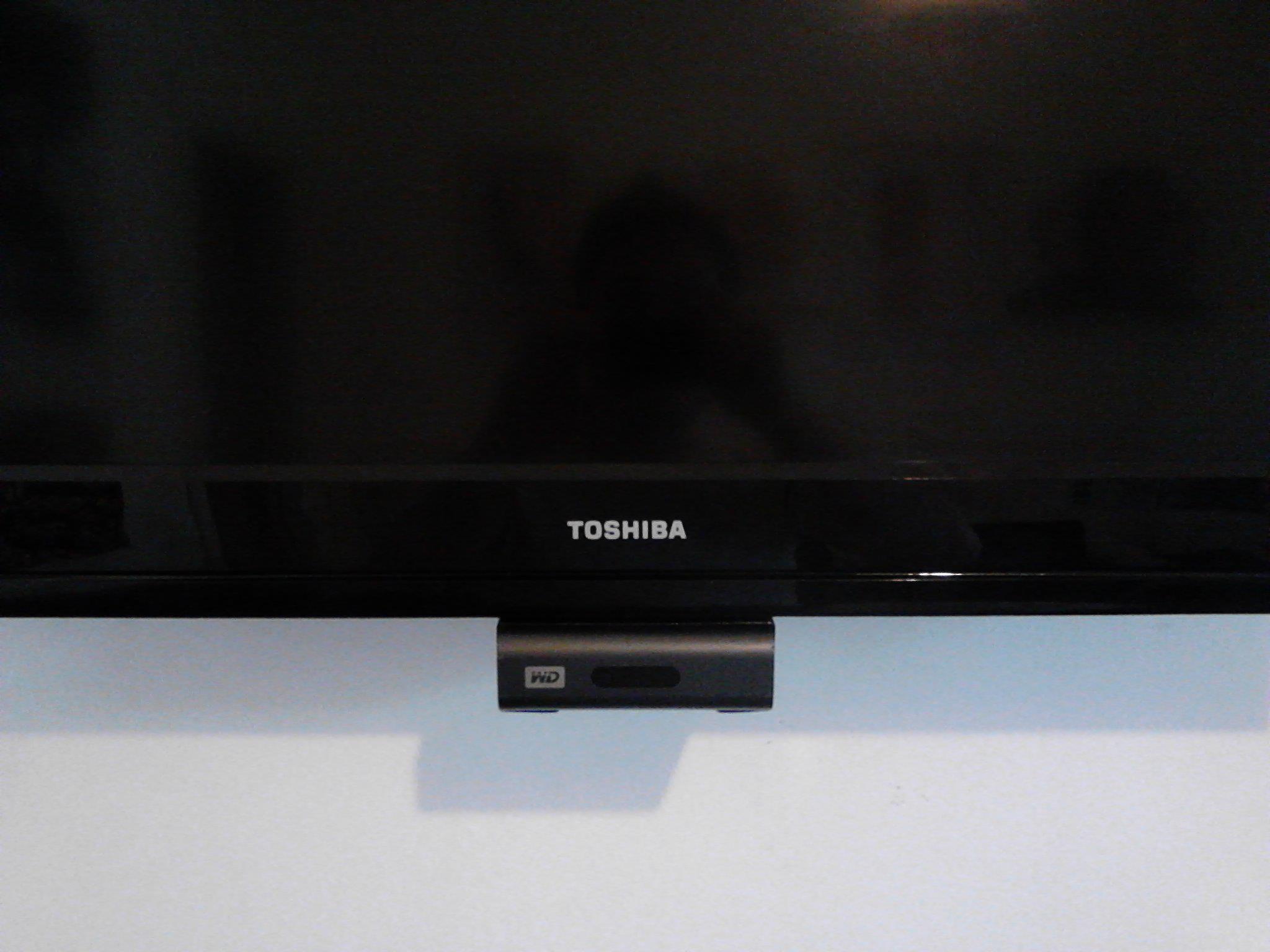 Custom TV bracket installed
